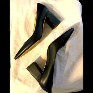 Marc Fisher LTD Black Block 3in Heel Size 6 1/2M